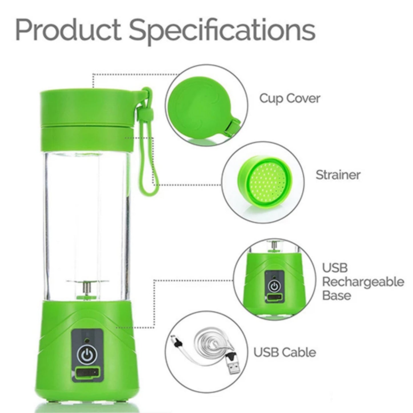 Portable Mini Juicer Blender