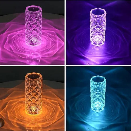 Diamond Crystal Touch Lamp – Light Up Your Space with Elegance